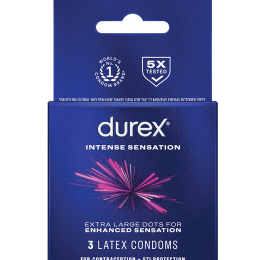 Durex Intense Sensation Condoms – Box of 3