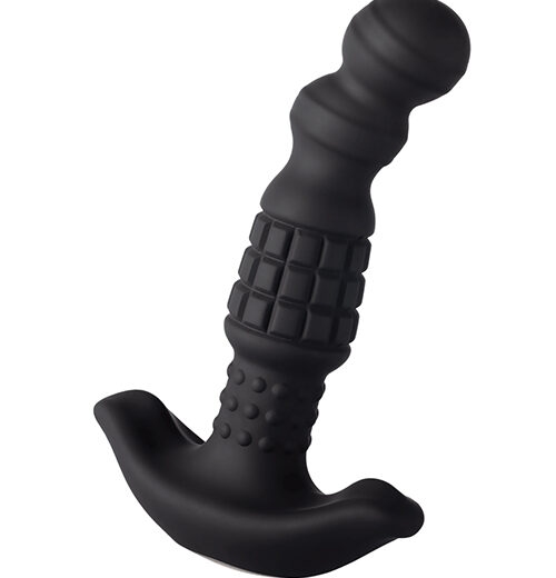 Pineapple Man vibrating prostate massager in black